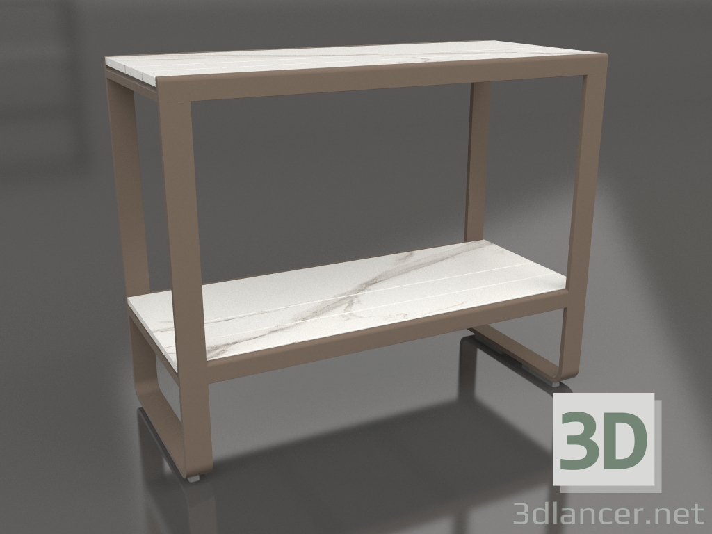 3d модель Стеллаж 90 (DEKTON Aura, Bronze) – превью