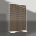 3d model Partition made of artificial wood and aluminum 120x170 (Teak, Agate gray) - preview