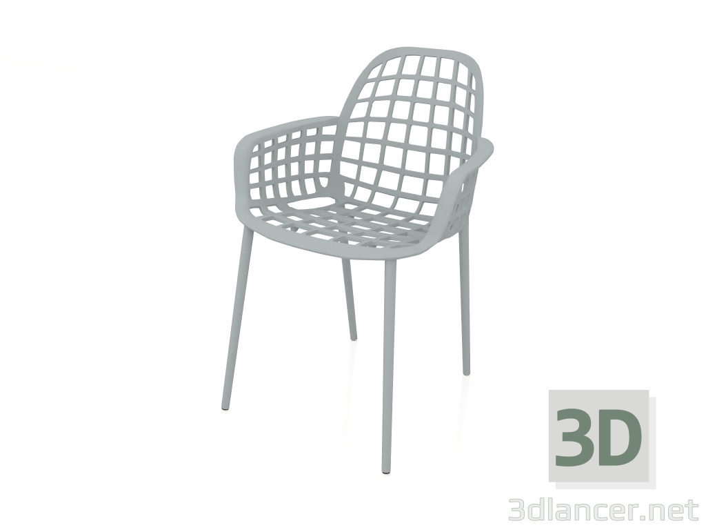 3d model Silla de jardín Albert Kuip (Gris claro) - vista previa