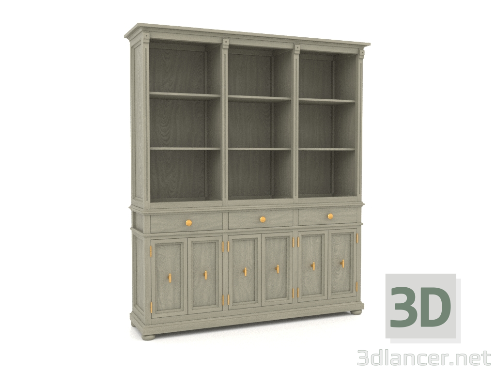 3D Modell Bibliothek (3 Abschnitte) - Vorschau