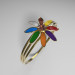 3D Modell Ring "Blume" - Vorschau