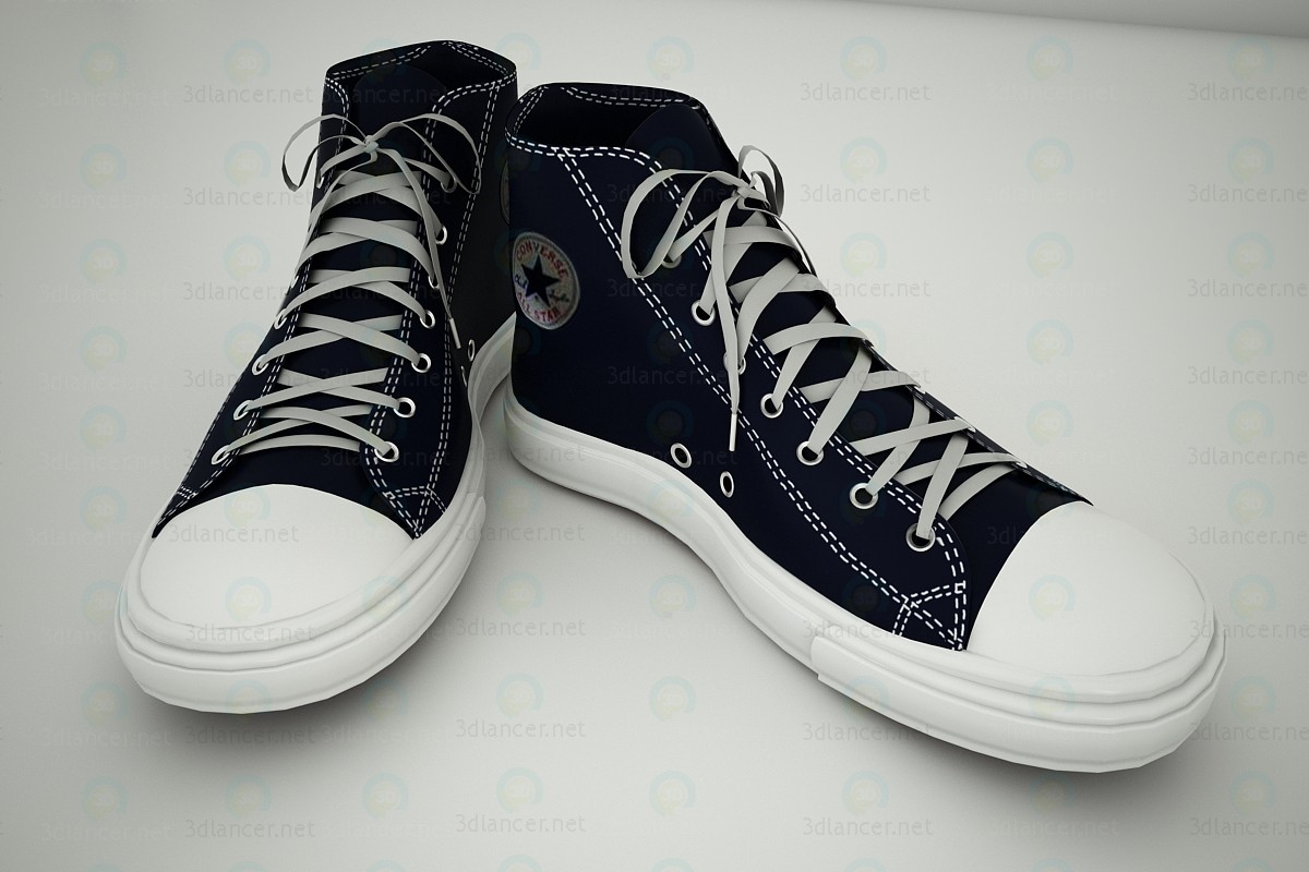 3D modeli Converse spor ayakkabı - önizleme