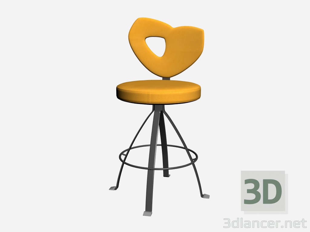 modèle 3D Bar chaise SAMBA 2 - preview