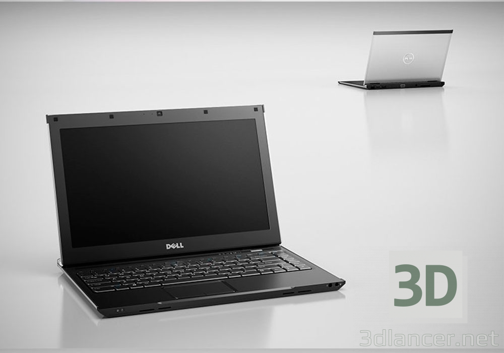 modèle 3D Dell Notebook - preview