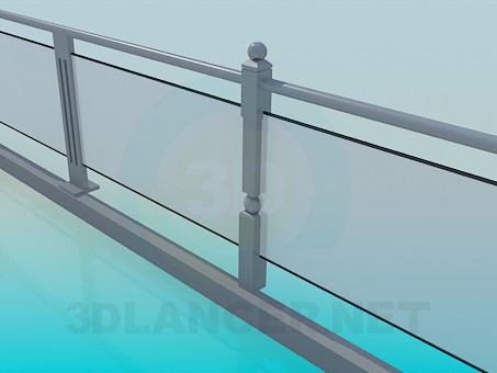 3d model Railing - preview