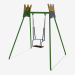 3d model Swing for children playground (6415) - preview