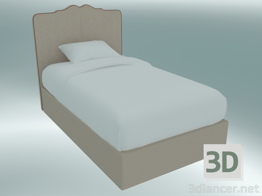 modello 3D Letto singolo Darlington - anteprima