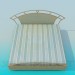 Modelo 3d Cama - preview