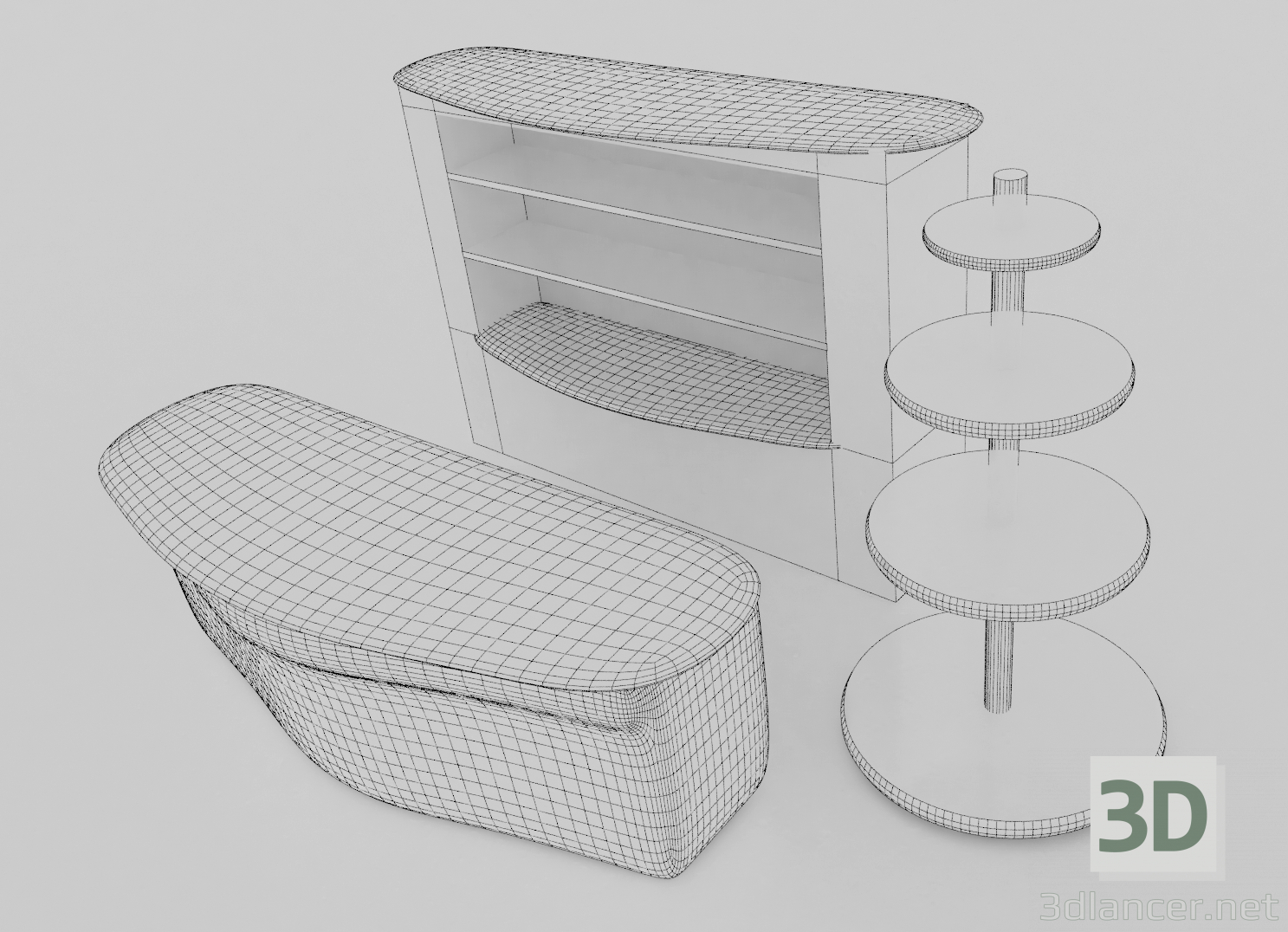 3d Барна стійка модель купити - зображення