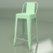 Modelo 3d Banco alto Marais Color com encosto (verde claro) - preview