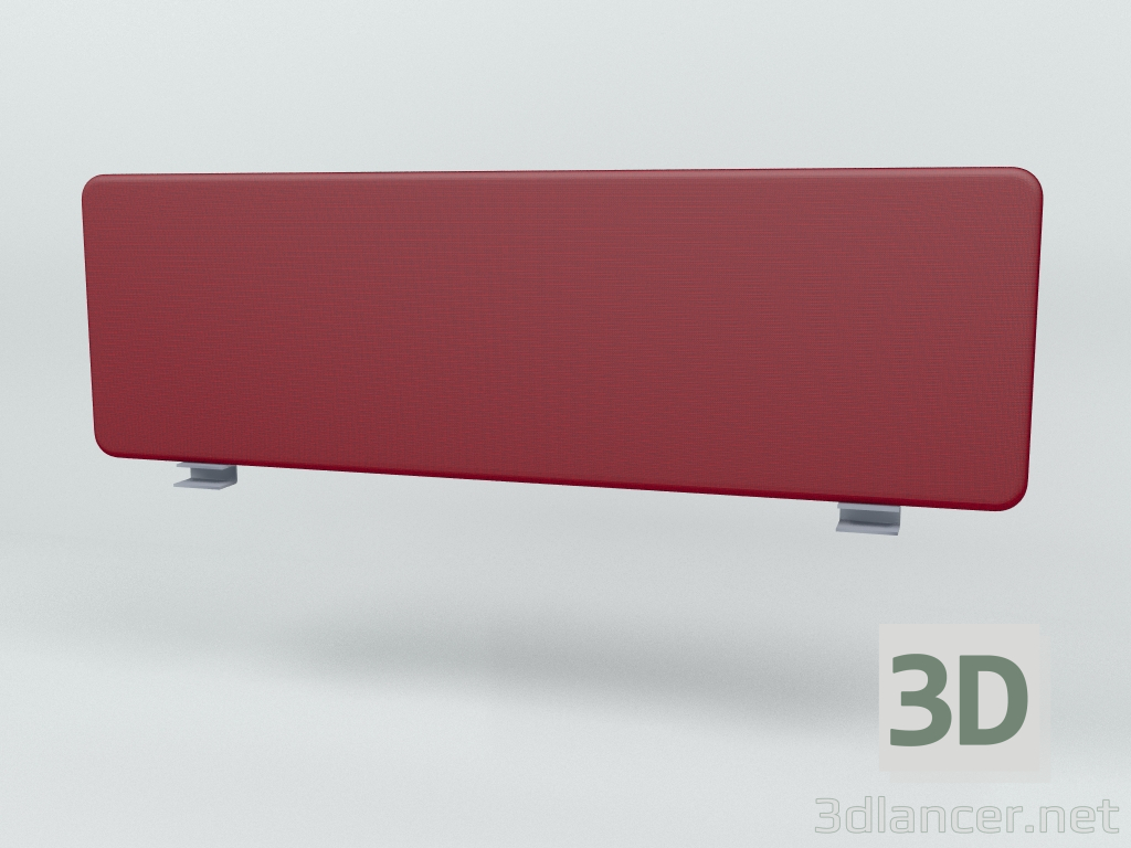 modello 3D Schermo acustico Desk Single Sonic ZUS56 (1590x500) - anteprima