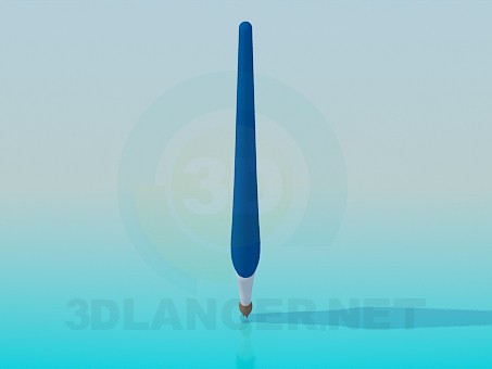 modèle 3D Brosse pour le dessin - preview