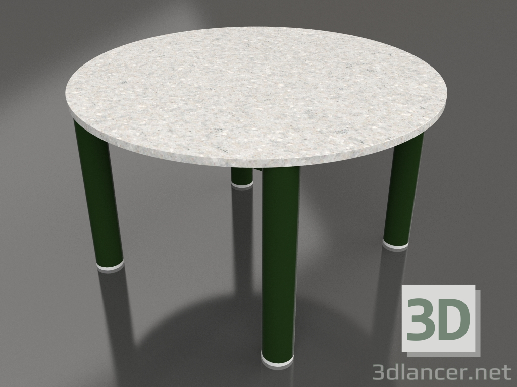 3D Modell Couchtisch D 60 (Flaschengrün, DEKTON Sirocco) - Vorschau