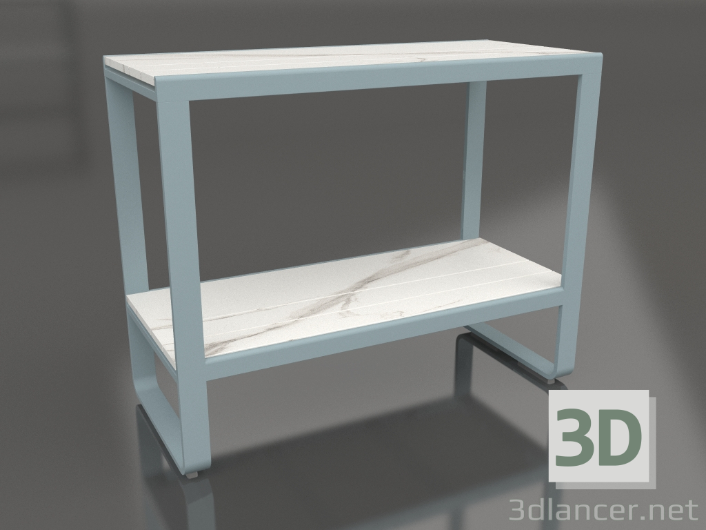 3d model Estante 90 (DEKTON Aura, Azul grisáceo) - vista previa