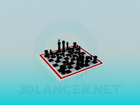 3D Modell Schach - Vorschau