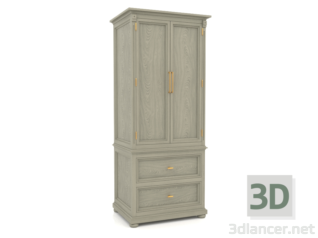 3d model Armario (1 sección) - vista previa