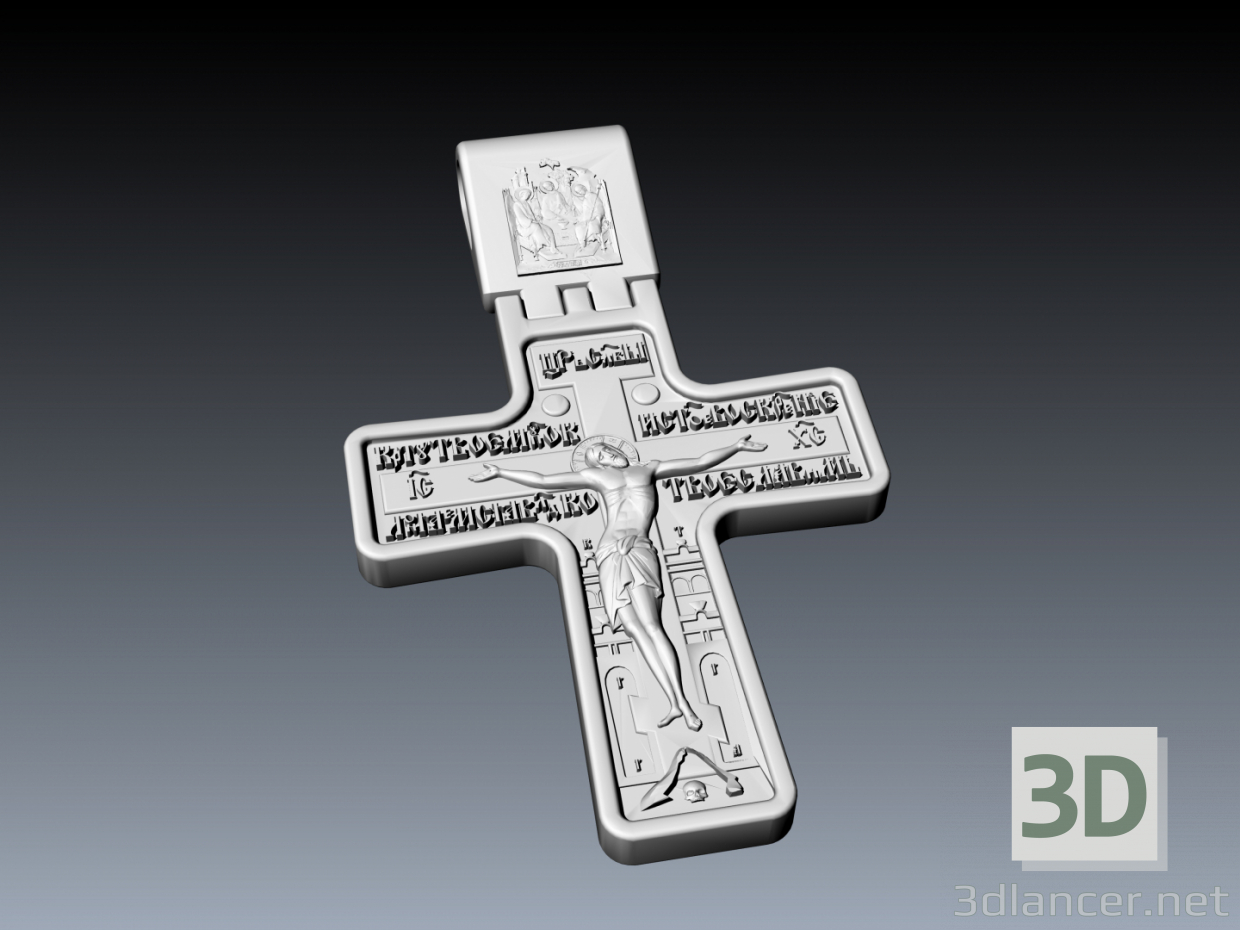 Cruz 3D modelo Compro - render