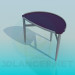 Modelo 3d Mesa semi circular - preview