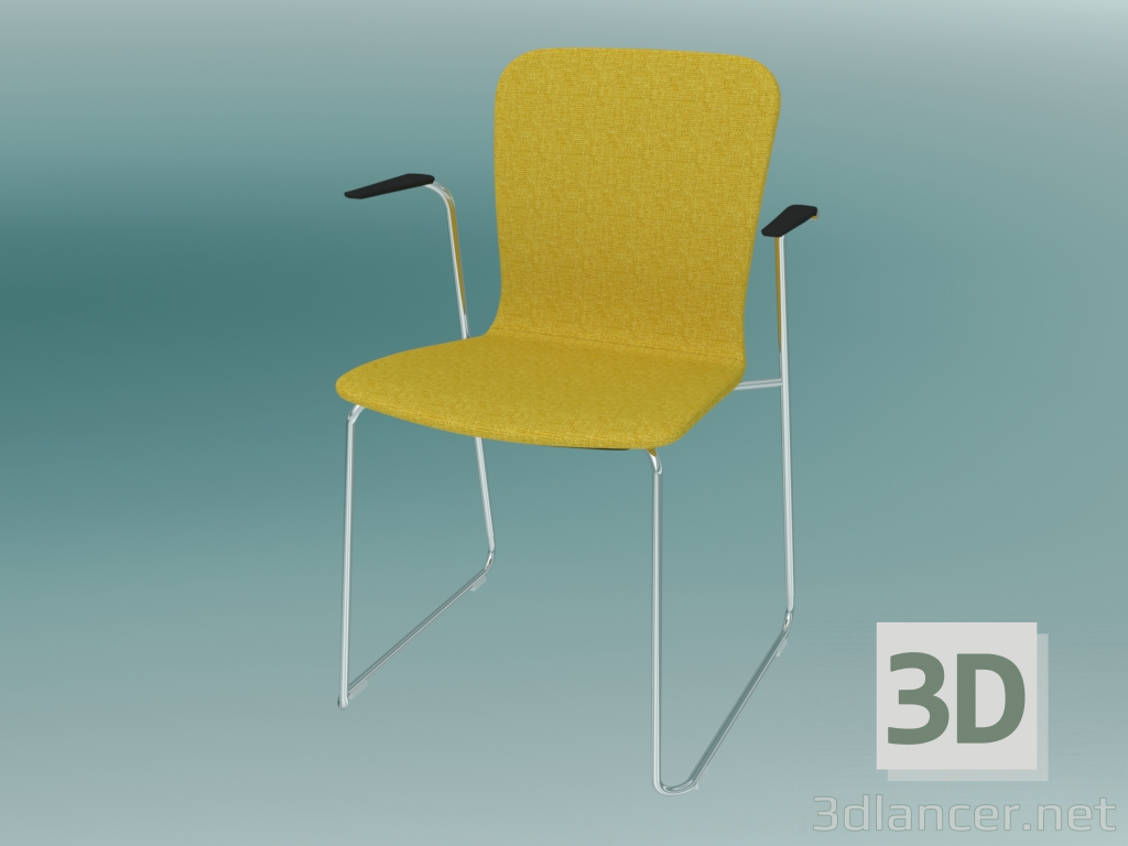 modello 3D Sedia visitatore (K43V3 2P) - anteprima