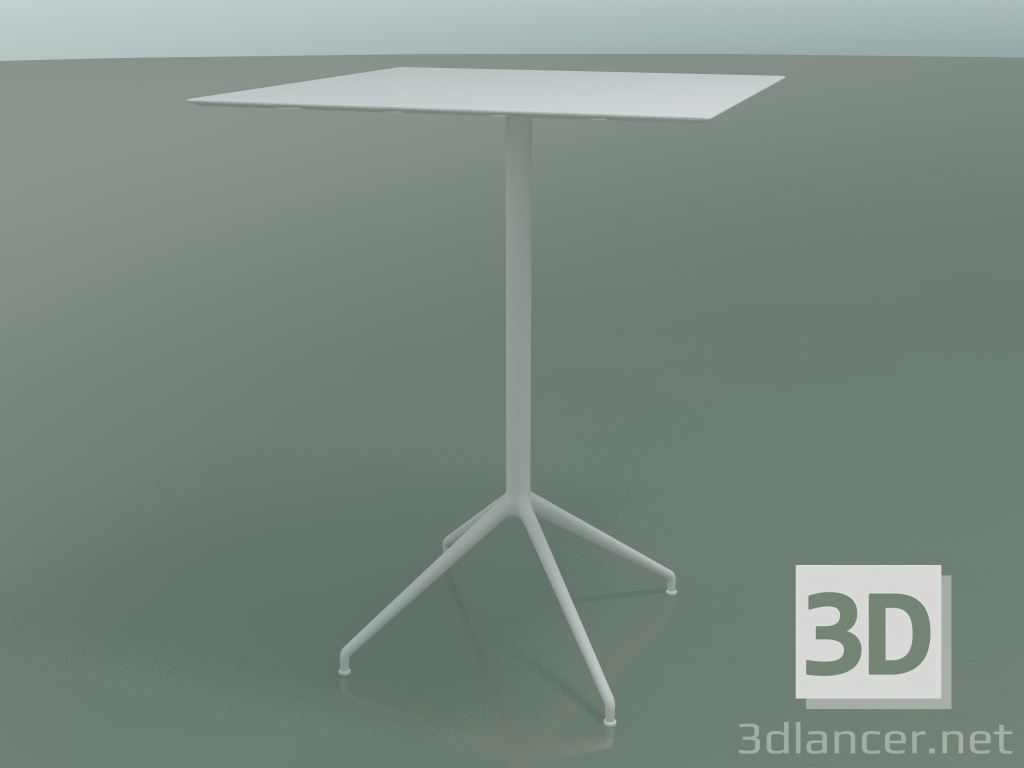 3D Modell Quadratischer Tisch 5749 (H 103 - 79 x 79 cm, Weiß, V12) - Vorschau