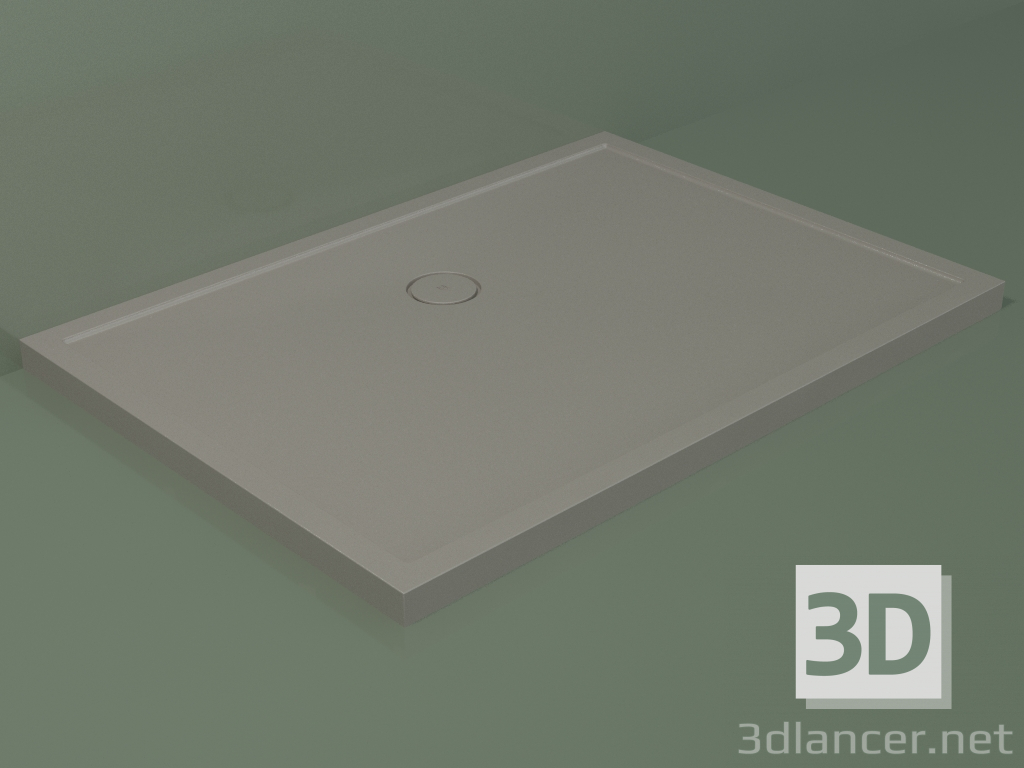 3d model Shower tray Medio (30UM0142, Clay C37, 140x100 cm) - preview