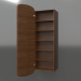 3d model Mirror (with open drawer) ZL 17 (460x200x1500, wood brown light) - preview