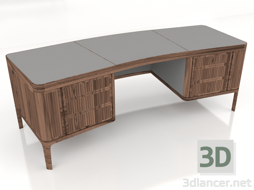 Modelo 3d Mesa de trabalho Peso de papel 222 - preview