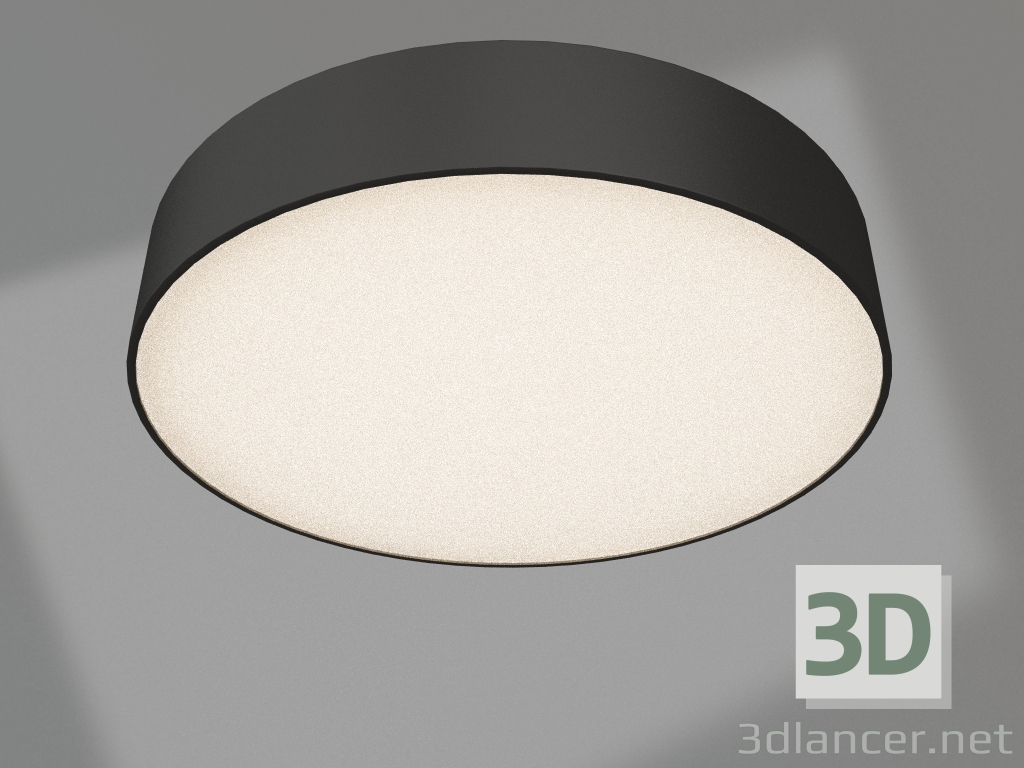 modello 3D Lampada IM-RONDO-EMERGENCY-3H-R350-33W Warm3000 (BK, 120 gradi, 230V) - anteprima