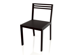 Chaise de salle à manger (Noir)