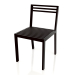 3d model Dining chair (Black) - preview