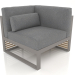 3d model Modular sofa, section 6 right, high back (Quartz gray) - preview