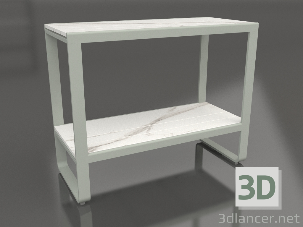 Modelo 3d Prateleira 90 (DEKTON Aura, cinza cimento) - preview