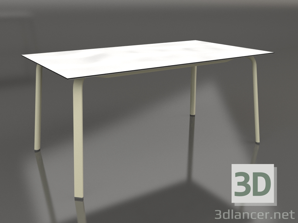 modèle 3D Table à manger 160 (Or) - preview