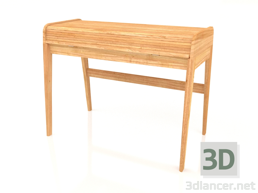 modello 3D Scrivania Barbier (Naturale) - anteprima