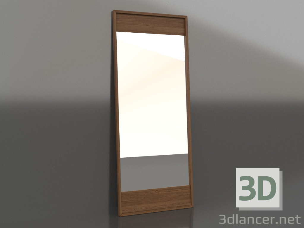 3D modeli Ayna 2000x800 mm (açık ceviz) - önizleme