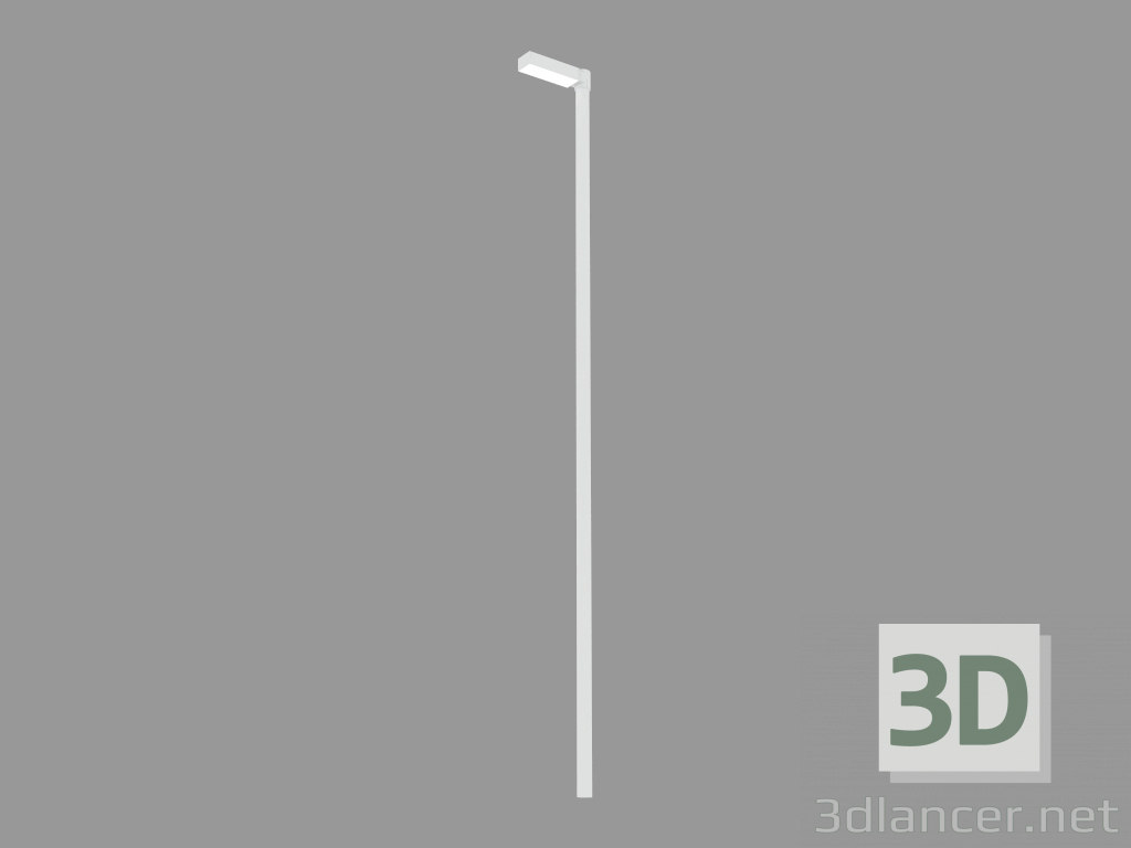 3d model Farola PARK POST TOP LUMINARIA CON ACCESORIO SPIGOT Ø 76mm (S7120N) - vista previa