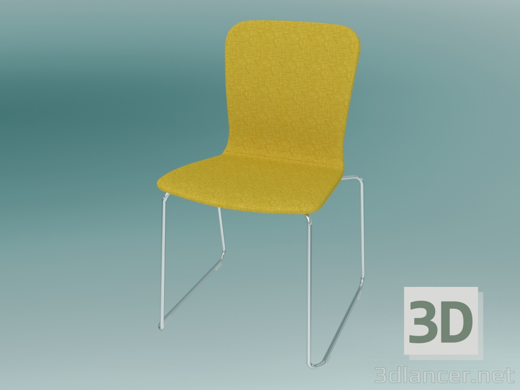 3D Modell Besucherstuhl (K43V3) - Vorschau