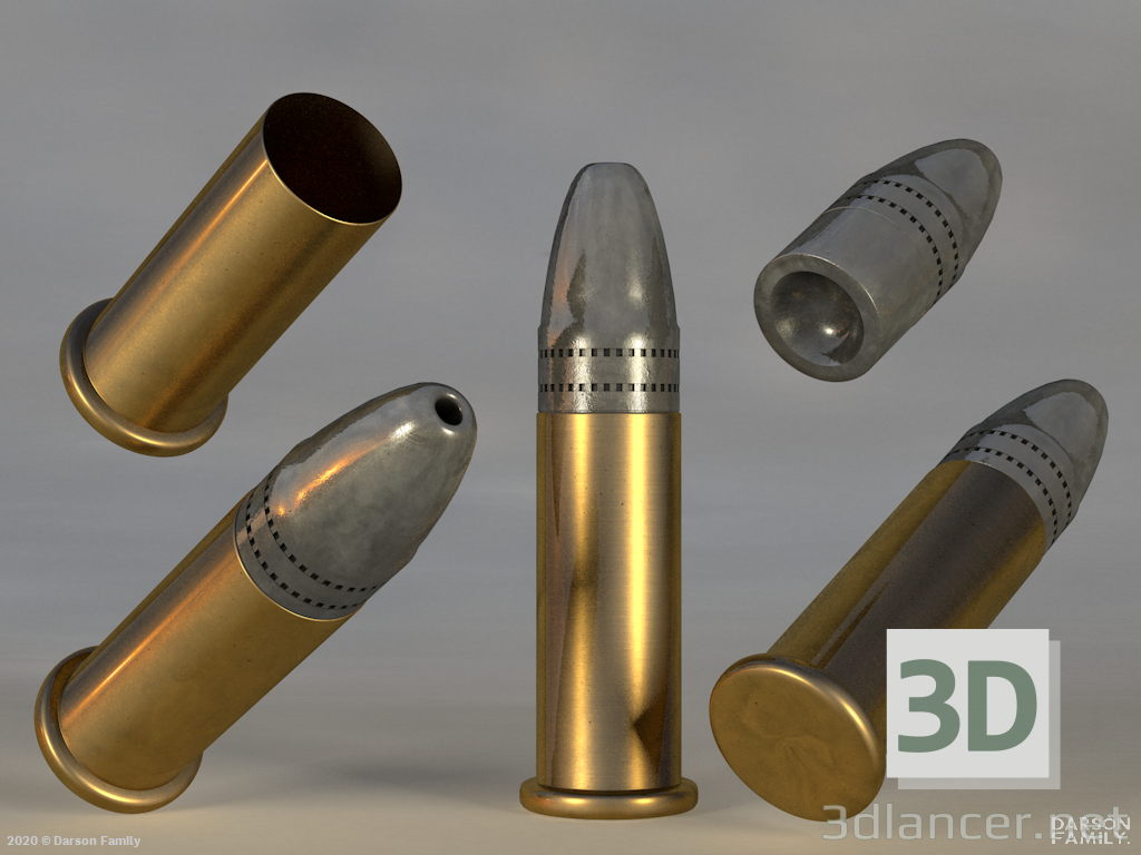 3d .22 Long Rifle True Model модель купити - зображення