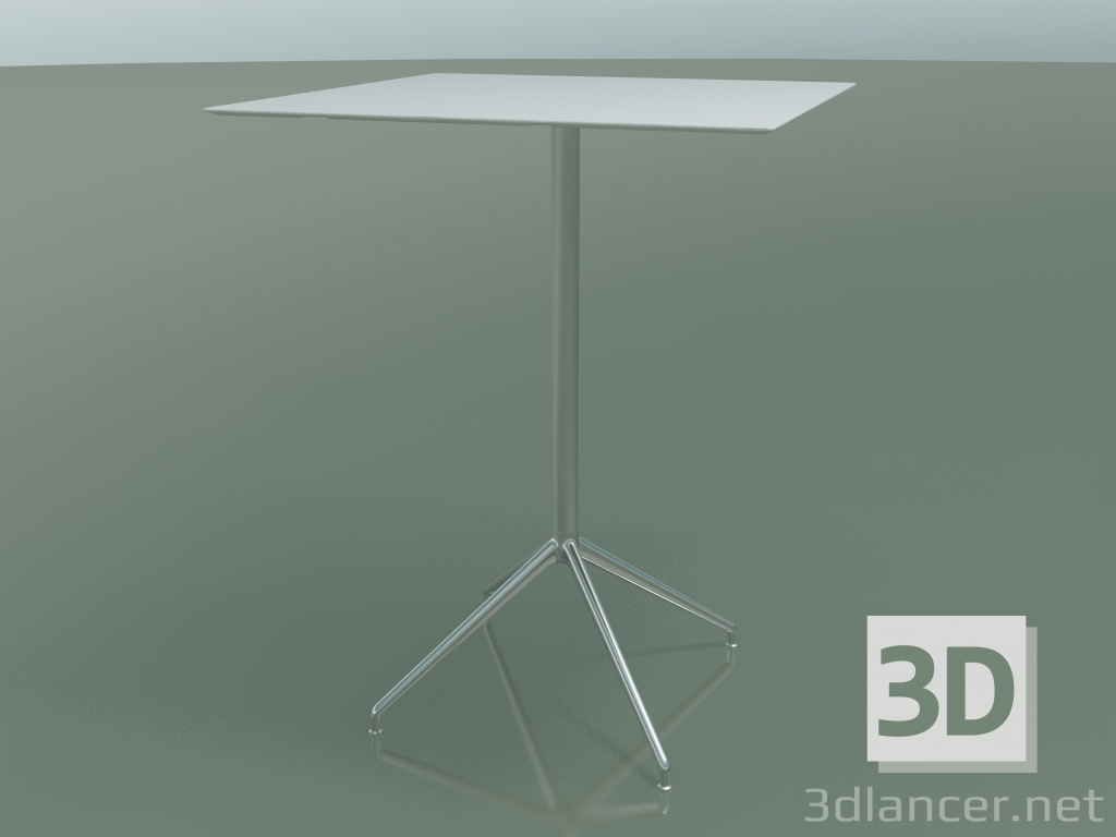 3d model Mesa cuadrada 5749 (H 103 - 79x79 cm, blanco, LU1) - vista previa