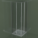 3d model Shower enclosure ZA + ZA 70 with sliding door for corner shower trays - preview