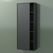 3d model Armario de pared con 1 puerta izquierda (8CUCDСS01, Deep Nocturne C38, L 48, P 24, H 120 cm) - vista previa