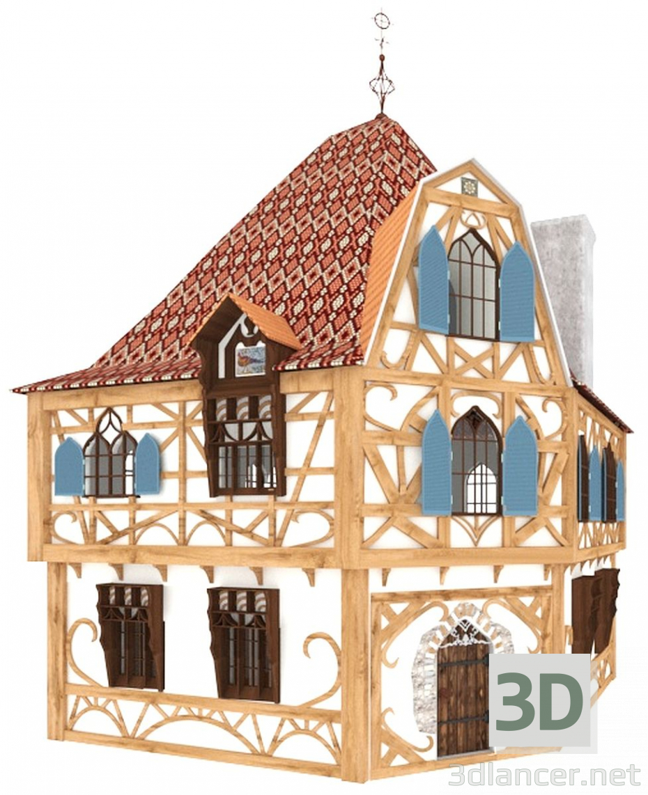 Märchenhaus 3D-Modell kaufen - Rendern