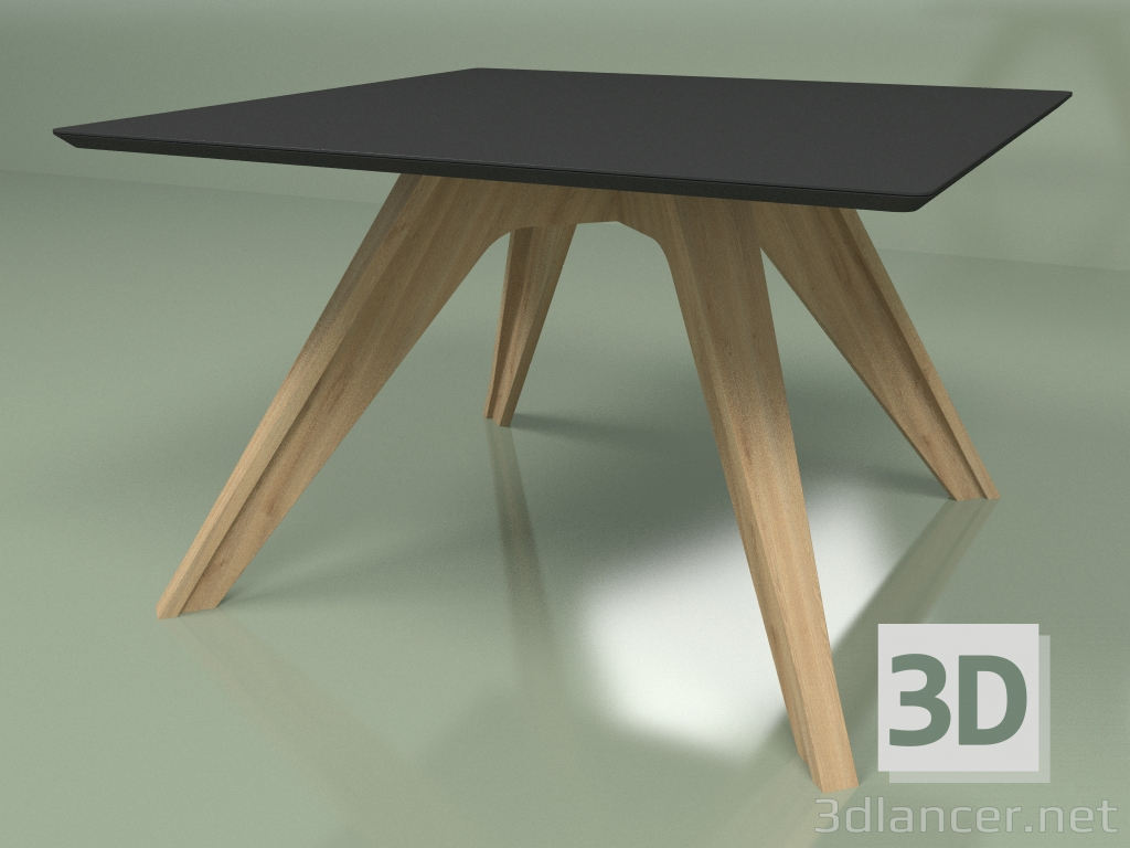 3d model Dining table TA03 (black) - preview