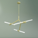 Modelo 3d Candeeiro suspenso Agnes 6 luzes (bronze) - preview