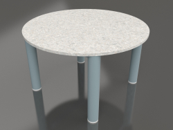 Table basse D 60 (Gris bleu, DEKTON Sirocco)