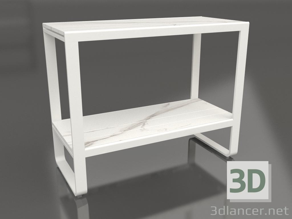 3d модель Стелаж 90 (DEKTON Aura, Agate grey) – превью