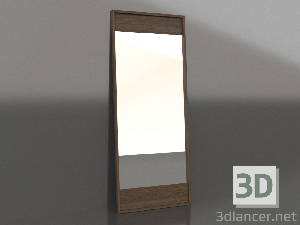 3d model Espejo 2000x800 mm (fresno iluminado nogal) - vista previa