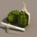 3d model Grenade F1 - preview