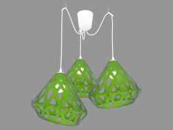 Lampe à suspension (verte)