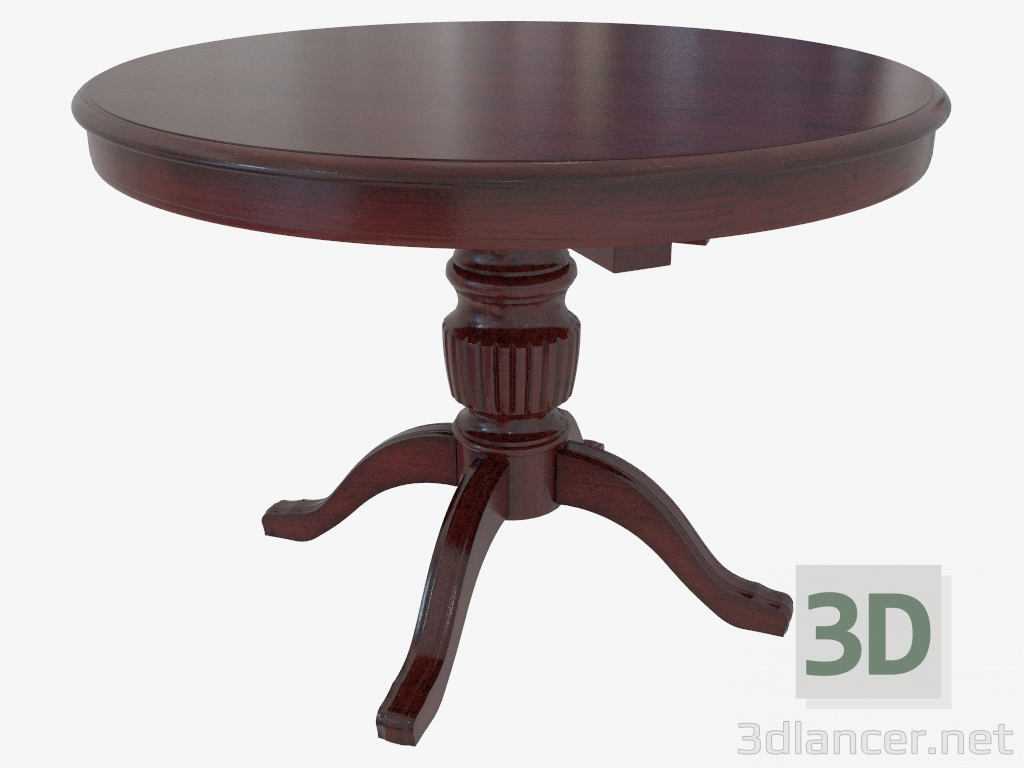 3d model Mesa de comedor redonda deslizante (1175-1575х814) - vista previa